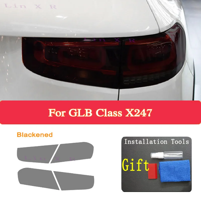 For Mercedes Benz GLB Class X247 2020 Car Exterior Headlight Anti-scratch Front Lamp Tint TPU Protective Film Cover Accessories