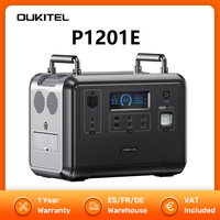 OUKITEL P1201E Portable Power Station 960Wh LiFePo4 Battery 1200W AC Output 1.5 Hours Fast Charging LED Light for Travel Camping