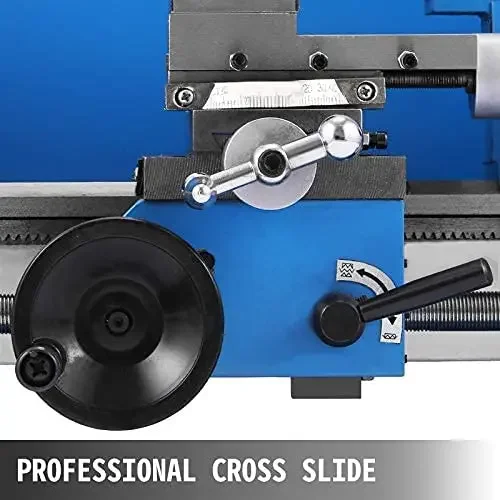 Mini Metal Lathe Machine 0-2500 RPM Variable Speed Bench Top Benchtop Mini Lathe Wth 4" 3-jaw Chuck For Wood Metal Turning