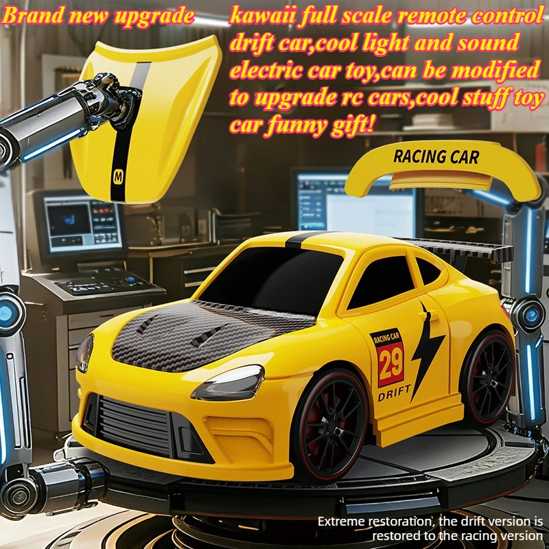 Cool Stuff Toy Car Funny Gift-Full Scale High-speed 4WD Rc Drift Car,Remote Control Car Model,Kawaii  Mini Rc Cars,Toys for Kids