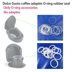 Adaptador de café Dolce Gusto, junta tórica de goma, solo junta tórica, accesorios para cápsulas de máquina de café, no incluye adaptador