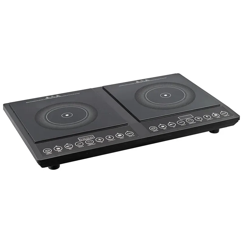 Mexico 127V Button 2 Head Induction Cooker CB CE Brazilian Desktop Double Head Induction Cooker