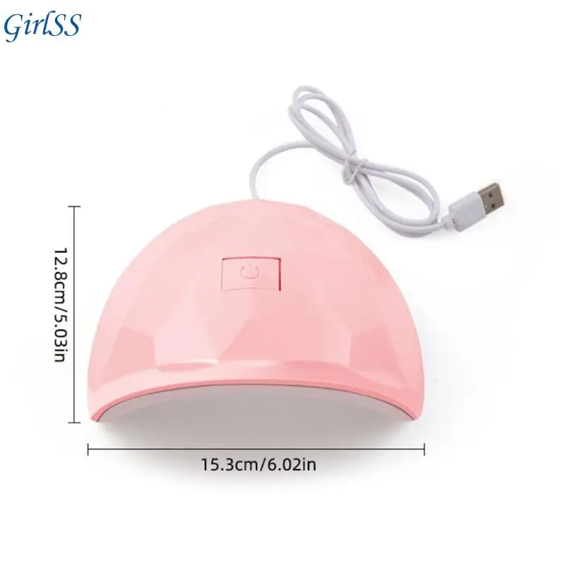 โคมไฟเป่าเล็บแบบมืออาชีพพร้อมเครื่องเป่าเล็บ LED 18 เม็ดการตั้งค่าเวลา 60S 120S T4MB