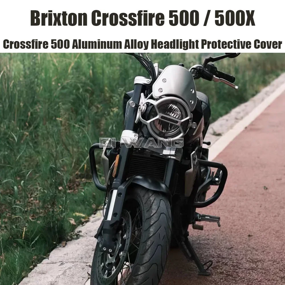 

New Motorcycle Fit Crossfire 500 Aluminum Alloy Headlight Protective Cover For Brixton Crossfire 500 / 500X