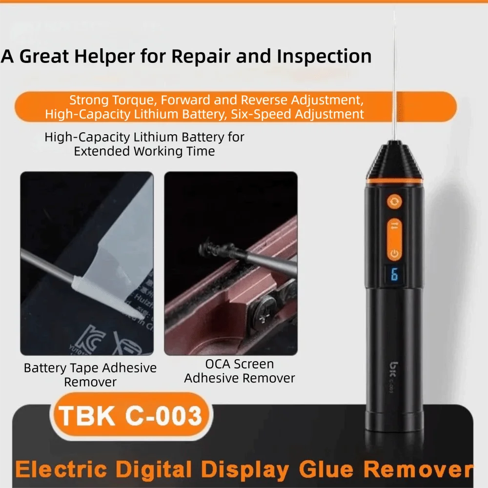 High Torque Glue Remover Tool Type-C Charging Six-Speed Control Battery Adhesive Remover Fast Remove Bracket Adhesive Remover