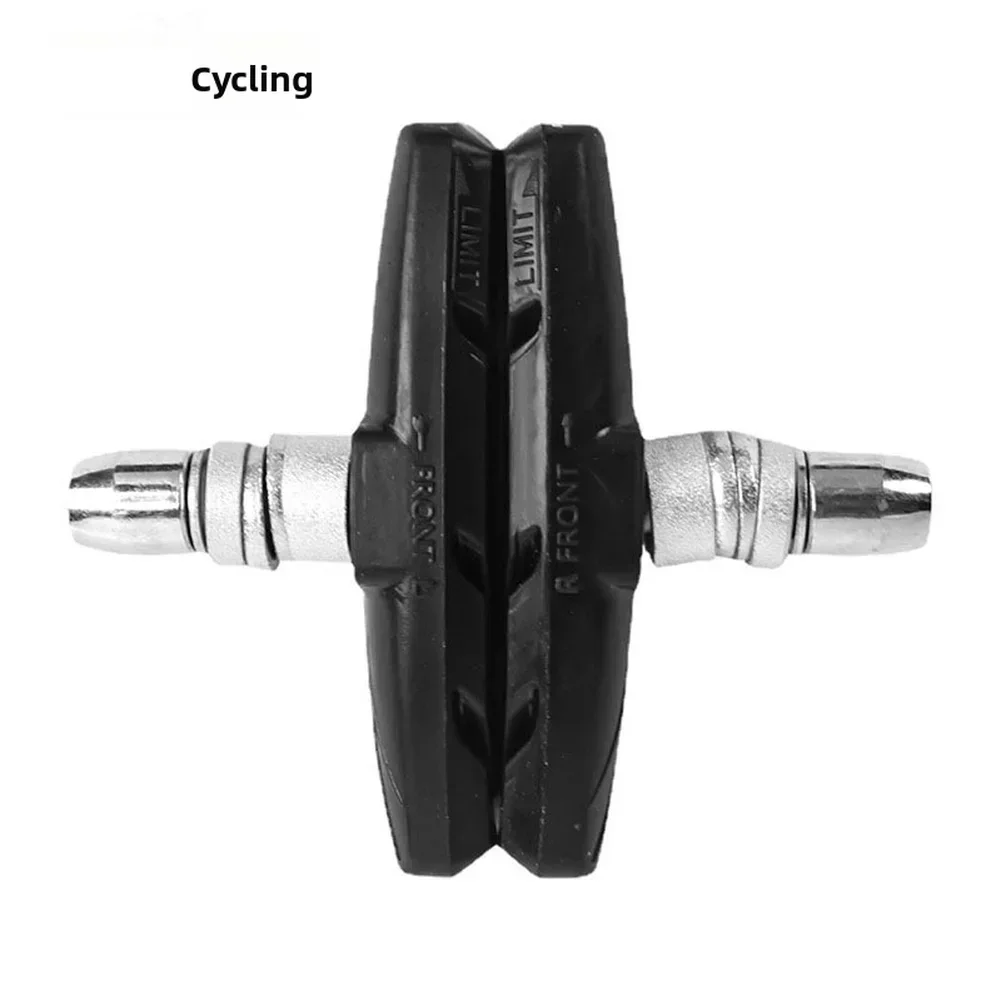 

﻿ 2 шт. бесшумные тормозные колодки для шоссейного велосипеда, резиновые блоки для V-образных тормозов, аксессуары для велоспорта