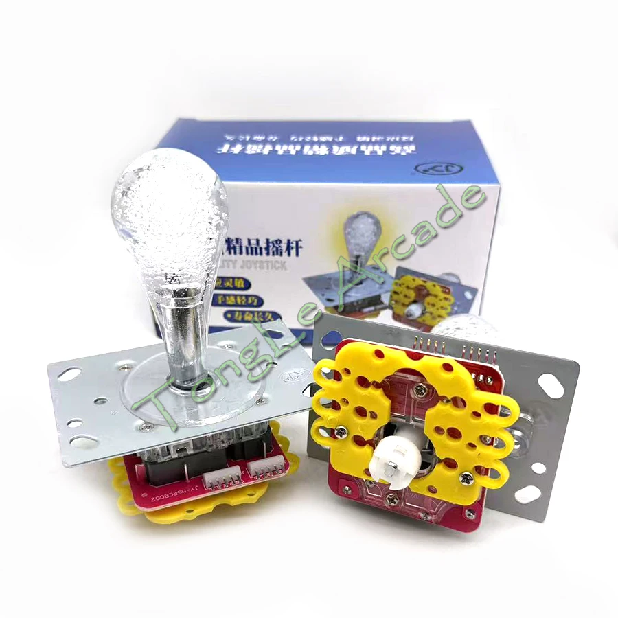 

1Pcs Illuminated LED Joystick for Fishing Game, Oval Joystick, 12V, 7 Colors, Arcade Game, Crane Claw Gift Machine, High Quality