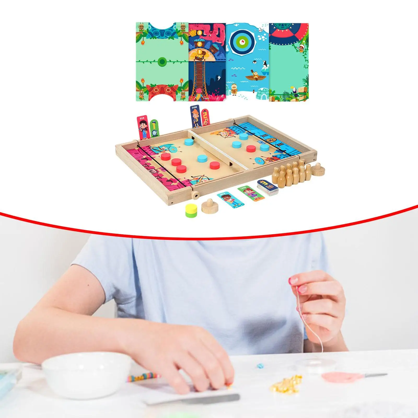 Juego de mesa, juguete de entretenimiento, juego rápido de mesa multiusos, juego de dos jugadores para fiesta de cumpleaños, vacaciones en casa, familias para niños