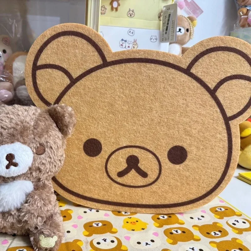 Rilakkuma Felt Board Cartoon Non-slip Bedroom Thickened Bear Wall Sticker Message Board Commemorative Photo Wall birthday Gifts