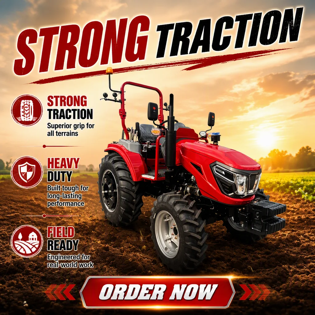 2026 New Wheel Tractor 230 HP 4X4 Agricultural Machinery with Motor Pump Gear Component for Heavy-Duty Deep Plowing