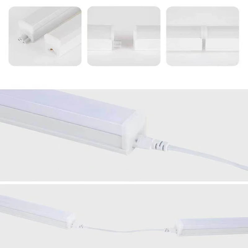 LED hard bar linear light bar T5 interior decoration lamp square integrated lamp tube