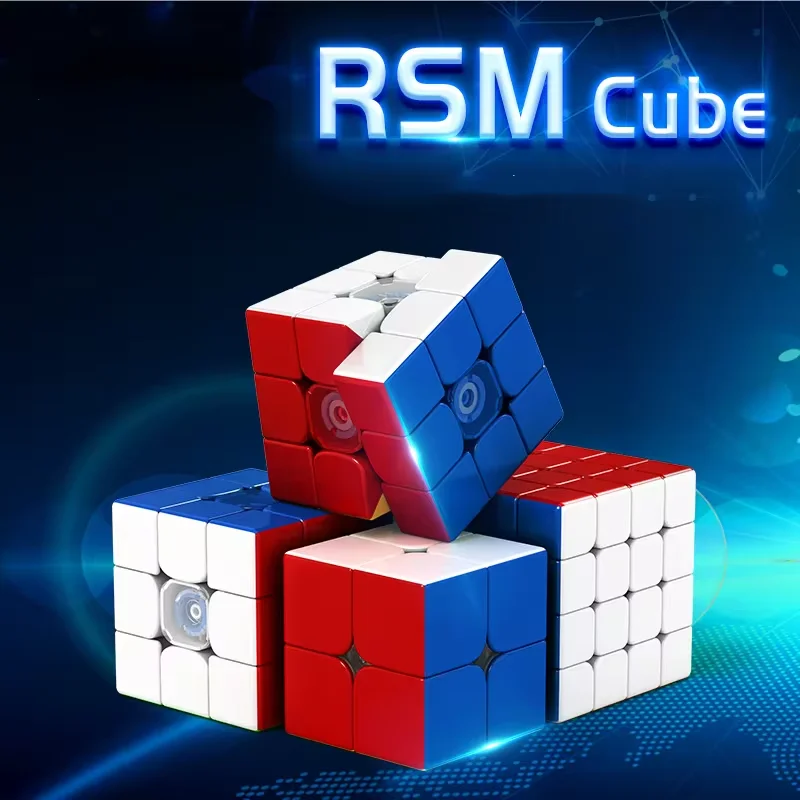 MoYu RS3M 2020 Series 3x3 Magnetic Magic Cube 3×3 Professional 3x3x3 Speed Puzzle Children's Fidget Toys Magnet Magico Cubo