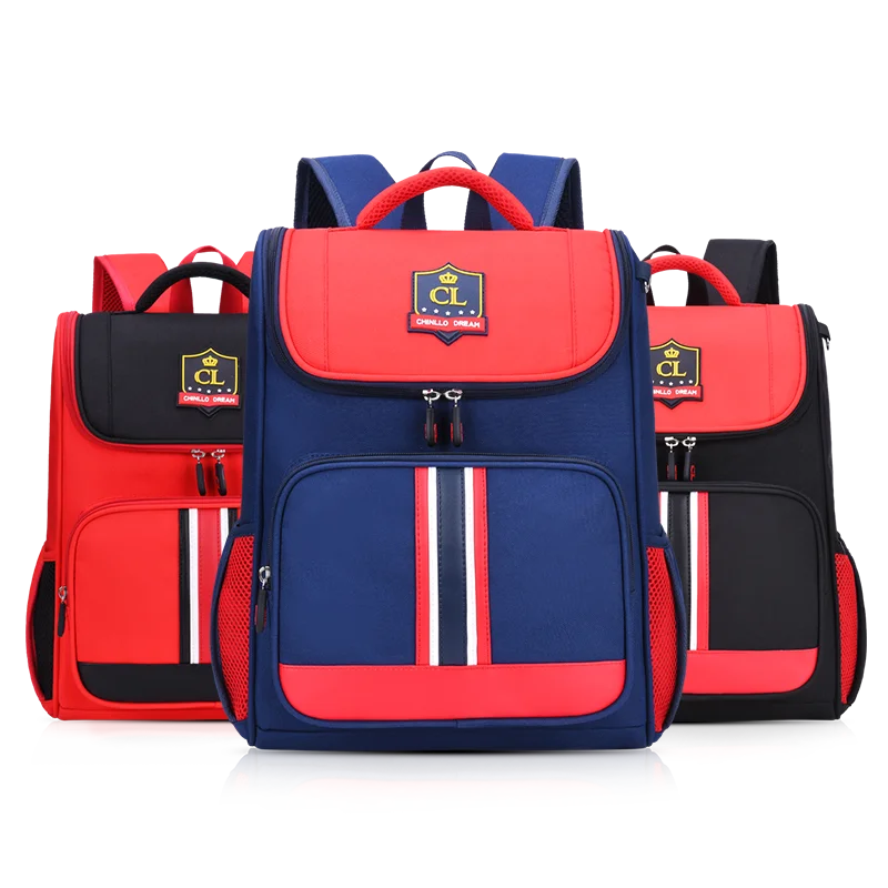 2022  British Style Large Capacity Primary School Bag Factory Customer OEM Children School Backpack For Kids mochila  bags