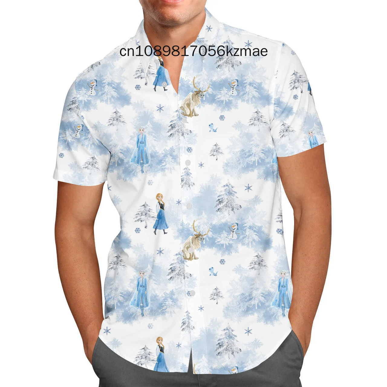 New Glass Slipper Cinderella Inspired Hawaii shirt Men Women Short Sleeve Shirt Disneyland Casual Shirt Kids Beach Shirt