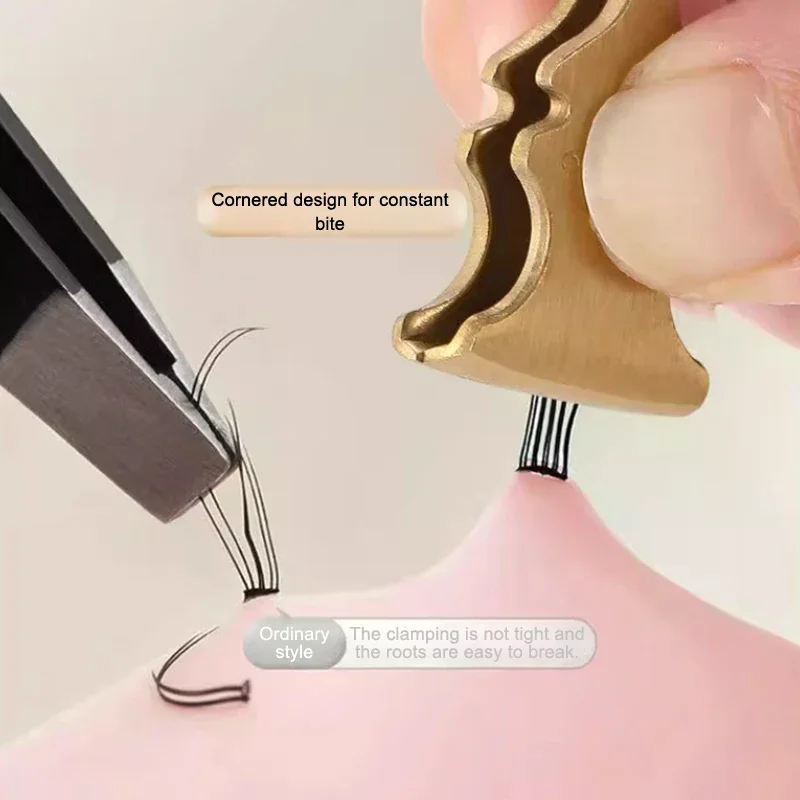 Flaches Bartwerkzeug aus Edelstahl zum Zupfen von Augenbrauen, eingewachsene Haarentfernung, Augenbrauenklammern, Pinzette, Gesichts-Make-up, Augenlid-Anwendung