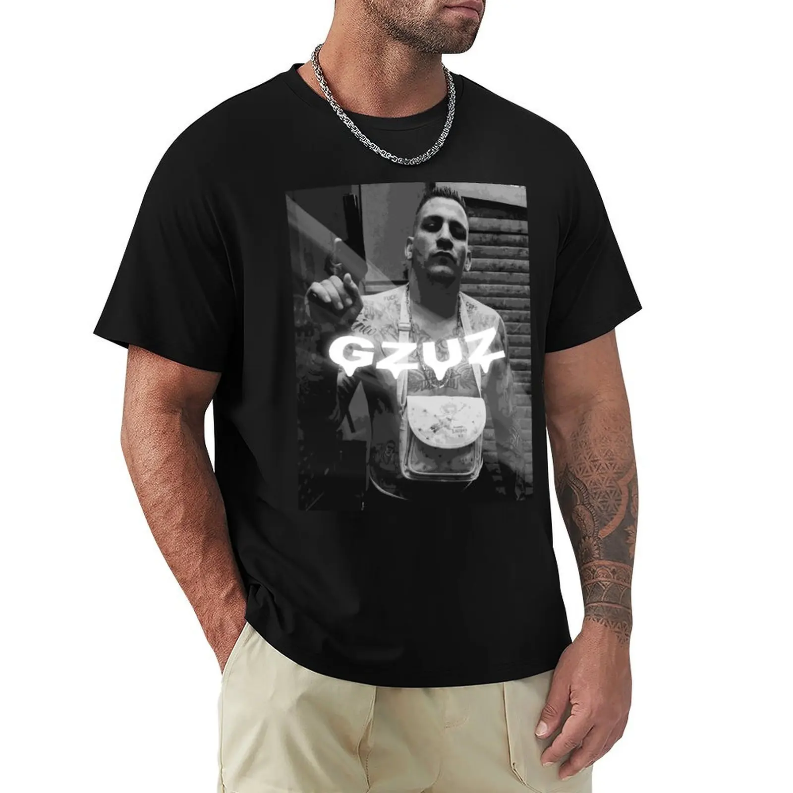 

gzuz T-Shirt Aesthetic clothing anime stuff Man t-shirt plus sizes men t shirt