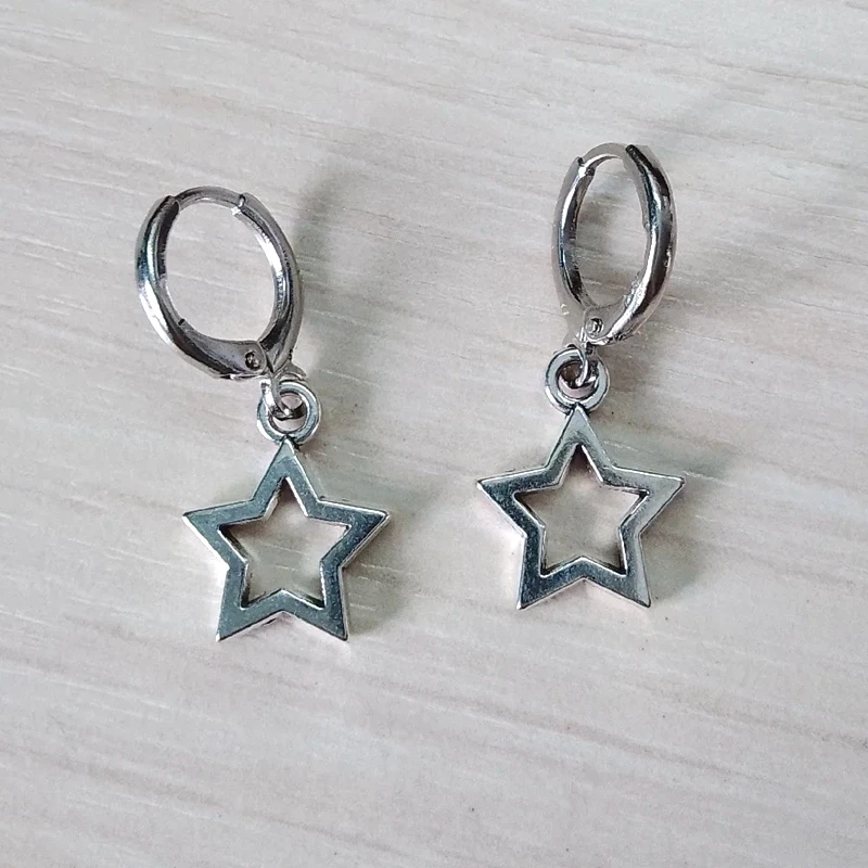 New Creative Star Earrings Fashion Tremella Earrings Gifts for Women Gift Holiday Jewelry Cute Mini Little Star Earrings 15*12mm