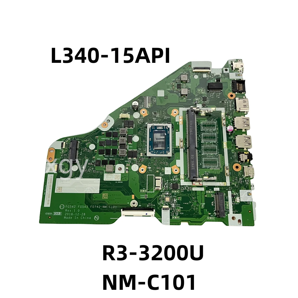 

Original For Lenovo Ideapad L340-15API Laptop Motherboard 5B20S41811 With R3-3200U NM-C101 DDR4 100% Test Work