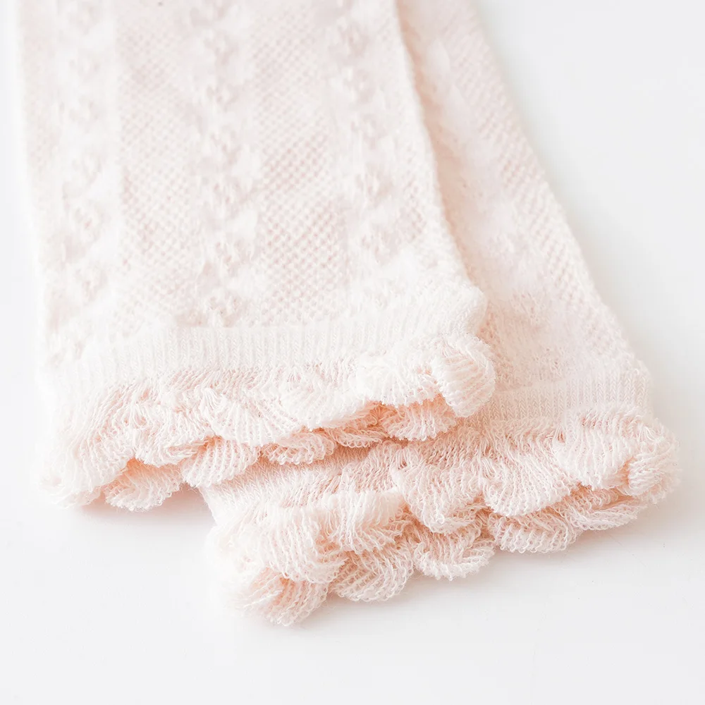 Children Summer Mesh Cotton Leggings Girl Kid White Pants Toddler Baby Colorful Bow Long Ribbed Tights Trousers 2023 Pantyhose view 4