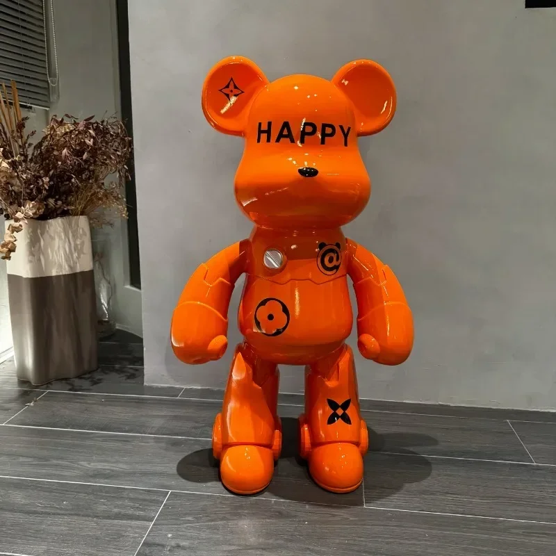 80CM Violent Bear Living Room Decoration, Bear-shaped Piggy Bank, Housewarming Gift, Bedroom Piggy Bank, High-end Atmosphere