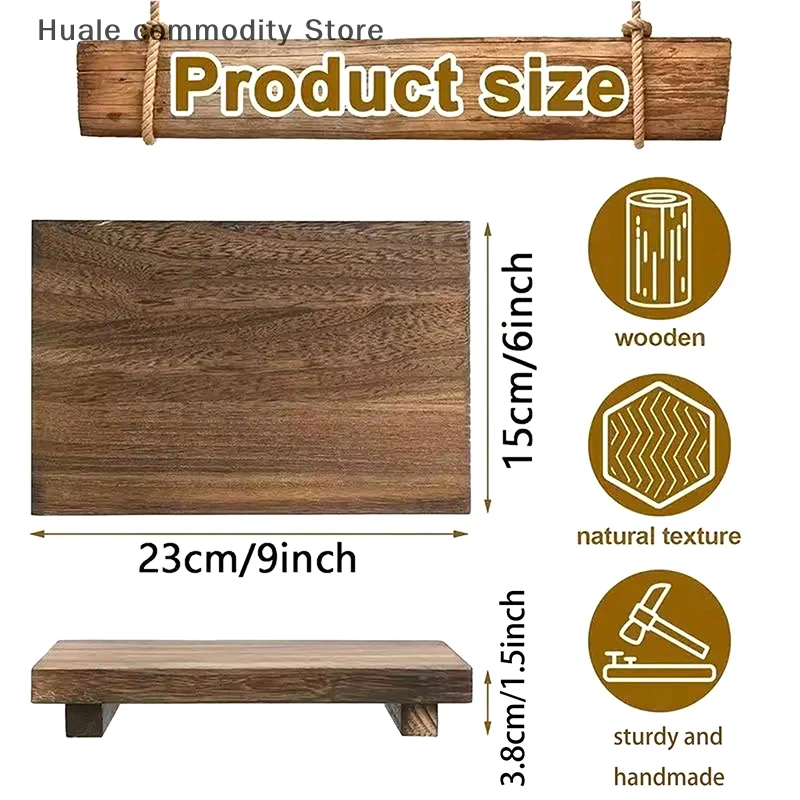 Vassoio da bagno in legno retrò Vanity Hands Sapone Portaoggetti per candele profumate Vassoio per condimenti da cucina Decorazione della casa