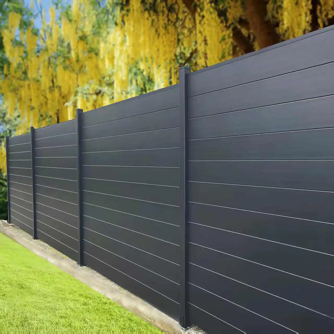 Picture 3: Aluminum Fence, Hot-Dip Galvanized, Privacy Gate, Powder Coated, Outdoor Garden Fence, School Playground Villa Yard