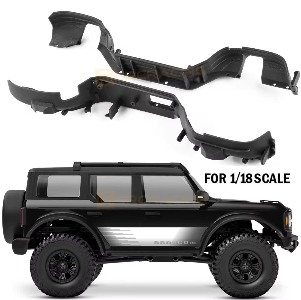 

Для 1/18 Traxxas Trx4-m Bronco Trx4m Rc Crawler, аксессуары для обновления автомобиля, крыло, 3d печать, шасси, брызговик