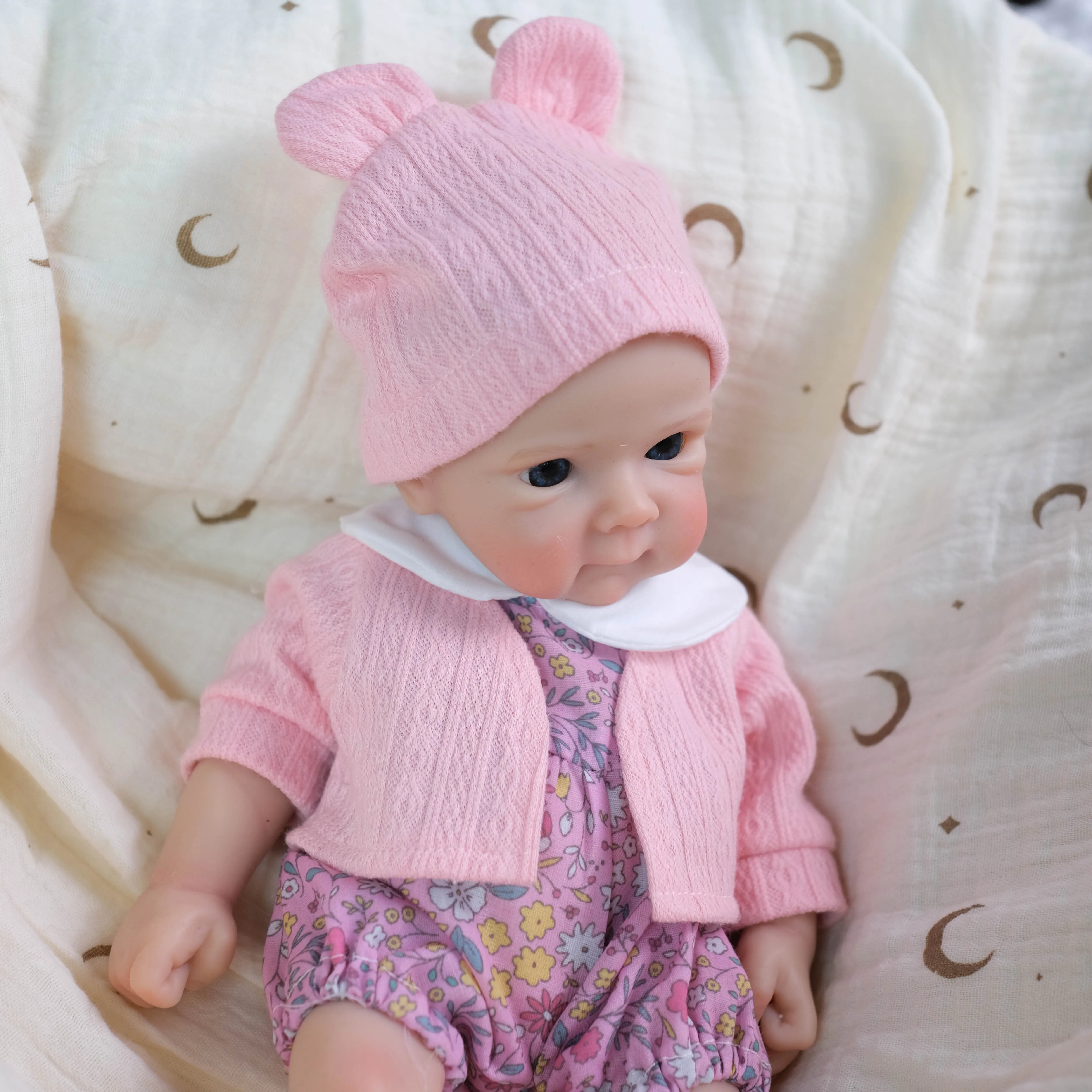 

Коллекционная кукла NPK Bettie Girl ручной работы, 32 см, из цельного платинового силикона, реалистичная, для энтузиастов