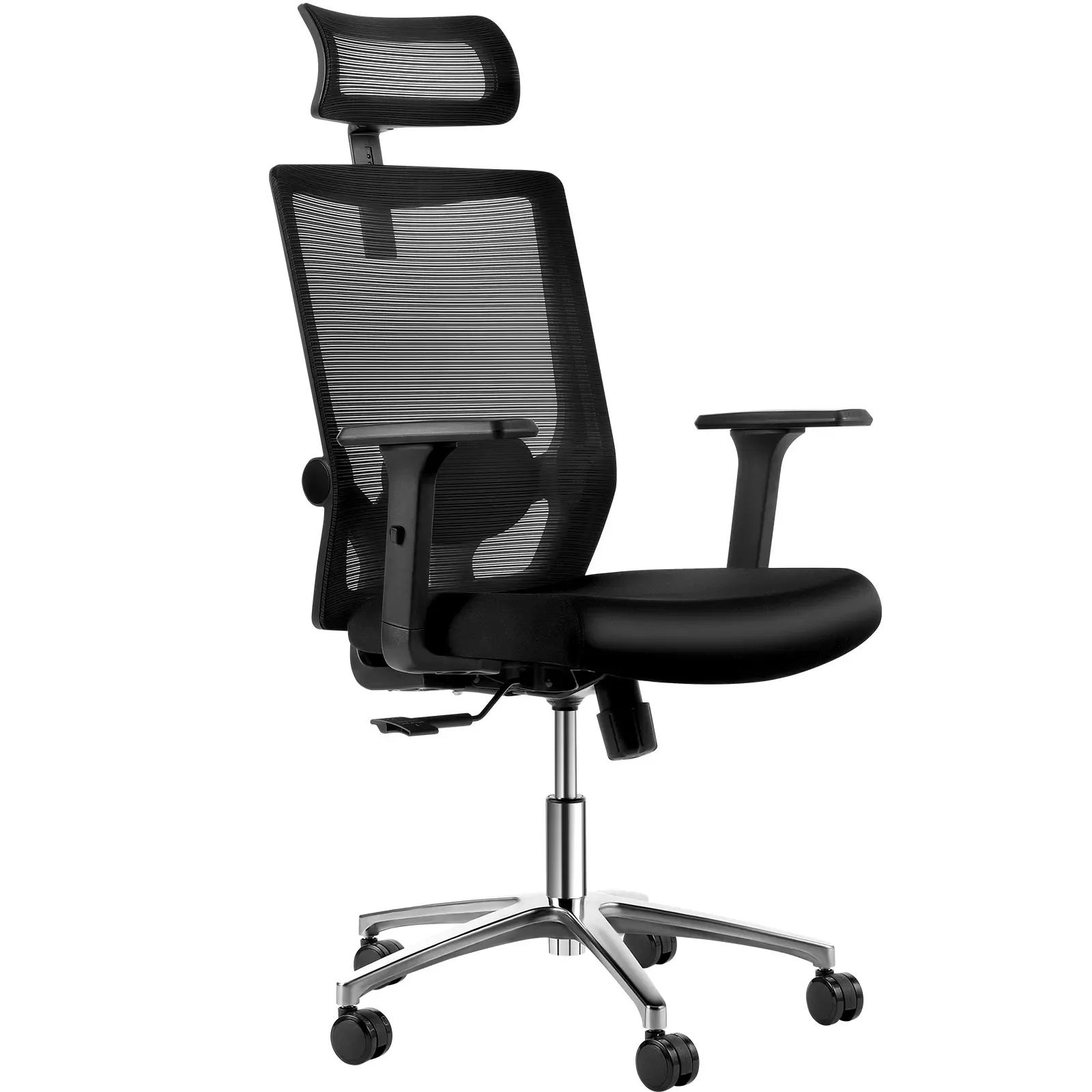 Fixkit Ergonomic Computer Chair Height-adjustable Executive Chair for Office PC Desk Swivel Chair load 150kg