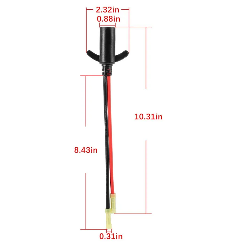 8M4000953 Trolling Motor 2-Prong Guide Power Plug Fits for 50A 12V / 24V / 36V Motors