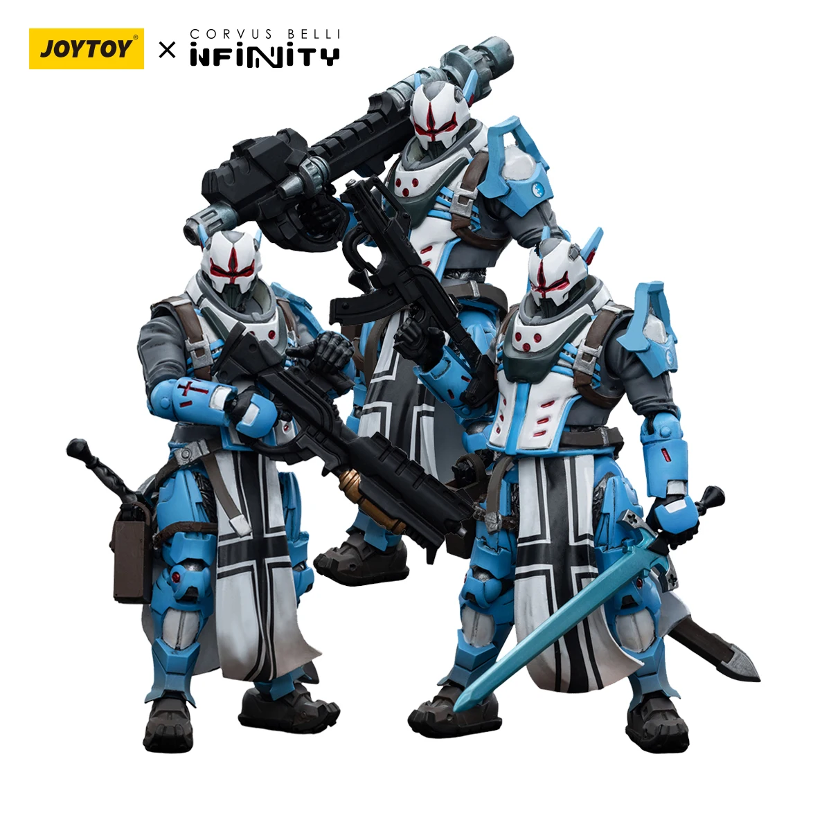 

JOYTOY Infinity 1/18 Action Figures Anime 10.8cm PanOceania Teutonic Knights Collection Model Toys Official Store