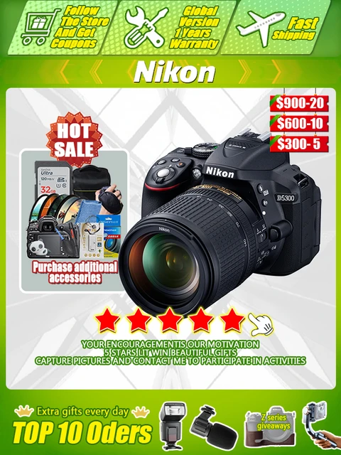 Nikon Digital Camera D5300 Price | Camera Nikon D3300 Digital Slr - Nikon  D5300 Dslr - Aliexpress