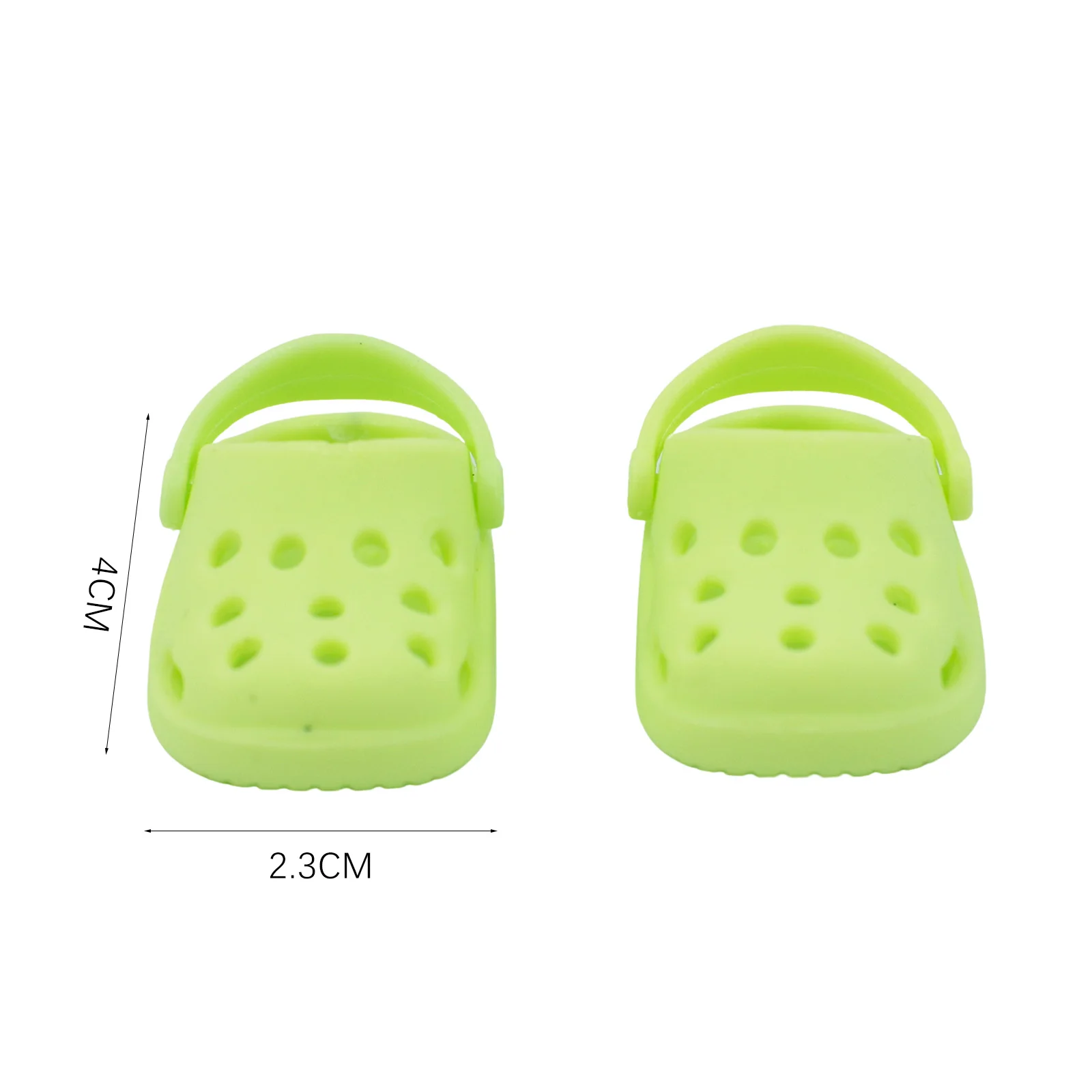 Convient aux accessoires de poupée de 17cm, chaussures perforées de couleur bonbon Dopamine, cadeau pour enfants, chaussures pour Labubu