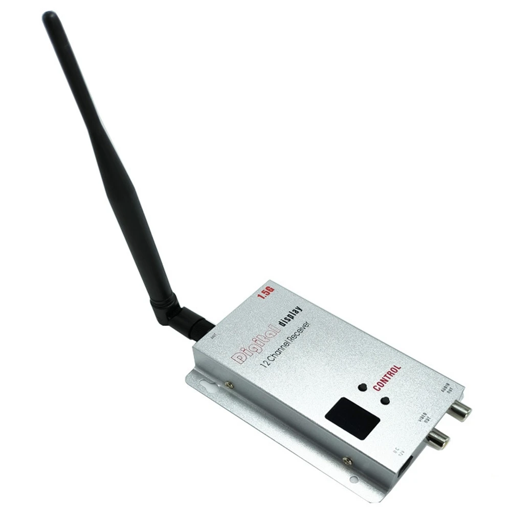 1.5G 1.5W Fpv Vrx 1500Mw 12ch Audio Video-Ontvanger Voor Fpv Lange Afstand Drone Vliegtuig