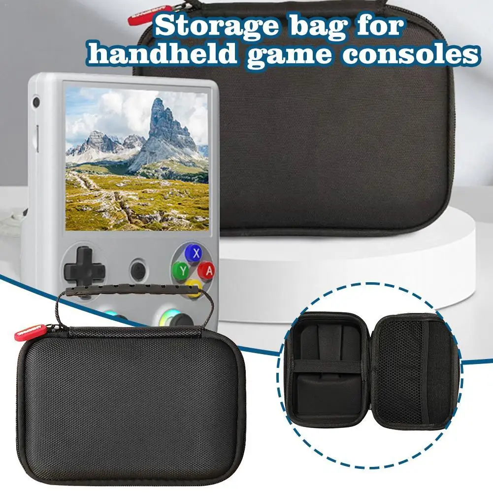 For ANBERNIC RG406V Handheld Game Console Storage Bag Portable Organizer Bag Shockproof Carry Case Bag With Handle Accessories