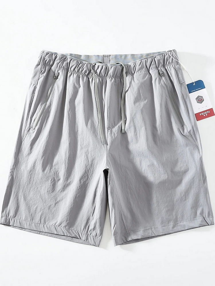 

Легкие быстросохнущие дышащие свободные брюки прямого кроя для мужчин, летние повседневные брюки для активного отдыха, модные городские стильные брюки