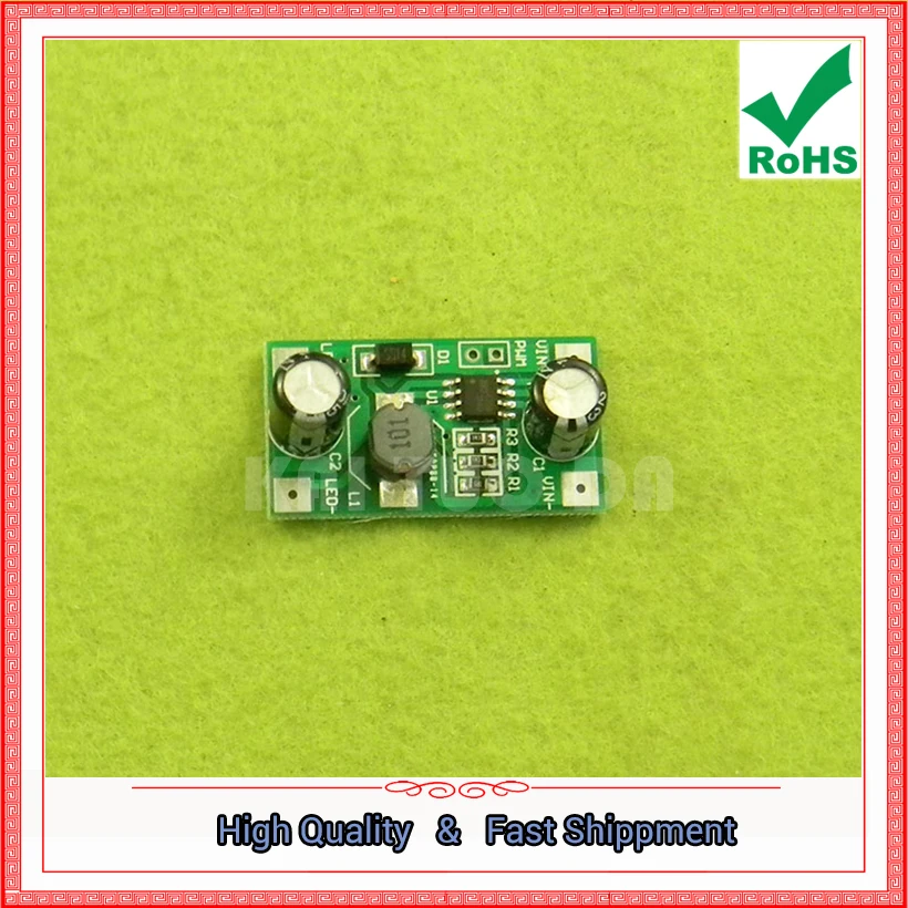 1W LED Driver 350mA 0.35A PWM Dimming Converter Input 5V-35V DC-DC Step Down Buck Constant Current Module Board