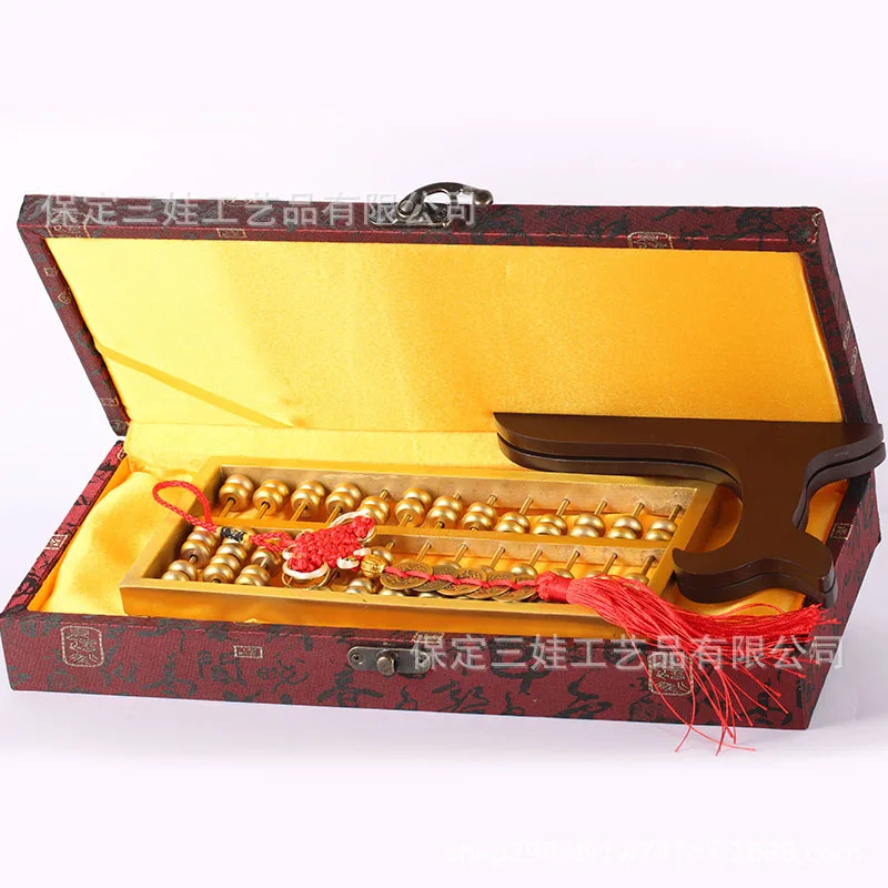 

Оптовая прямая поставка: набор подарочных коробок с счетами из латуни и меди, декоративные изделия для офиса и дома.