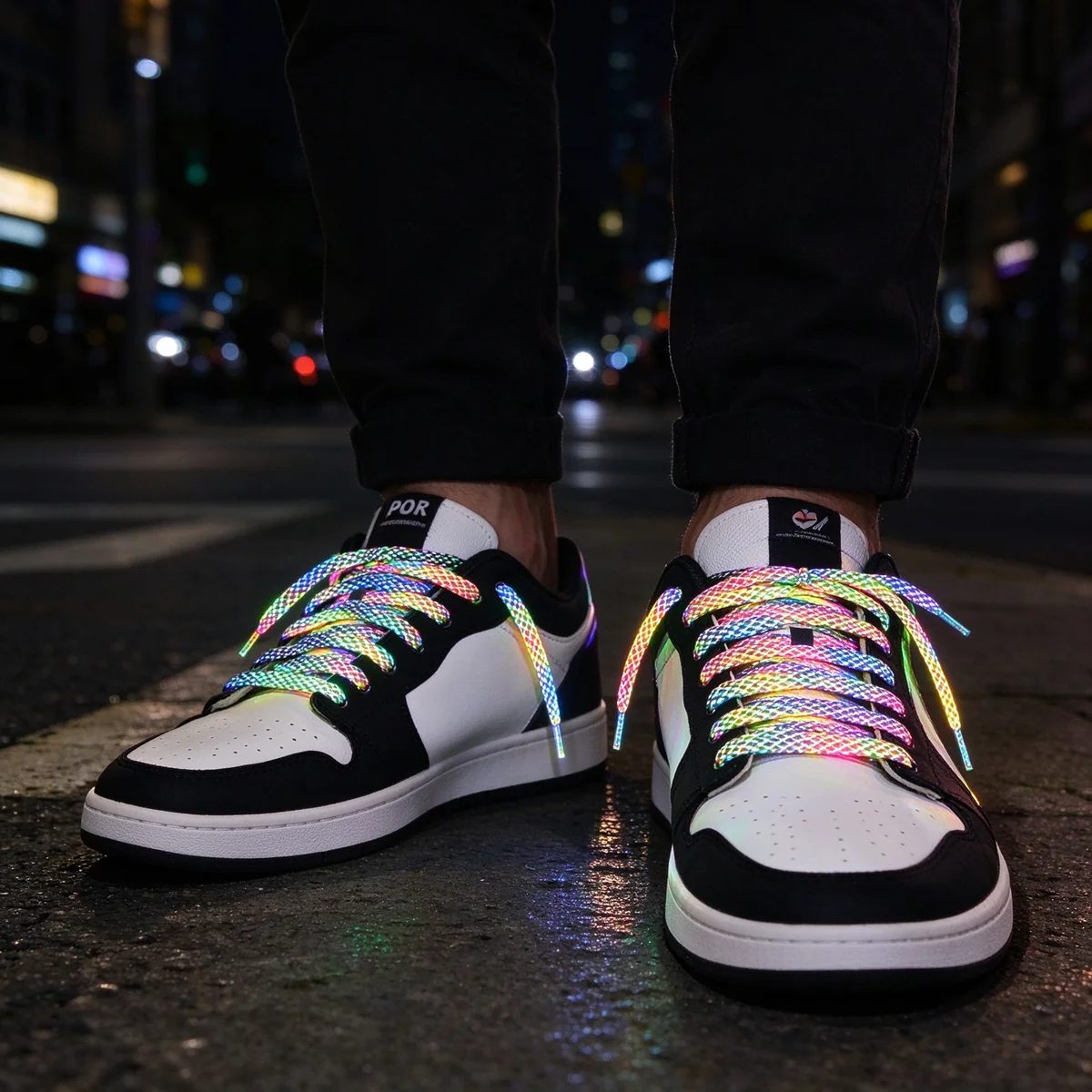 Reflective Night Running Shoes - 1 paio di lacci per scarpe
