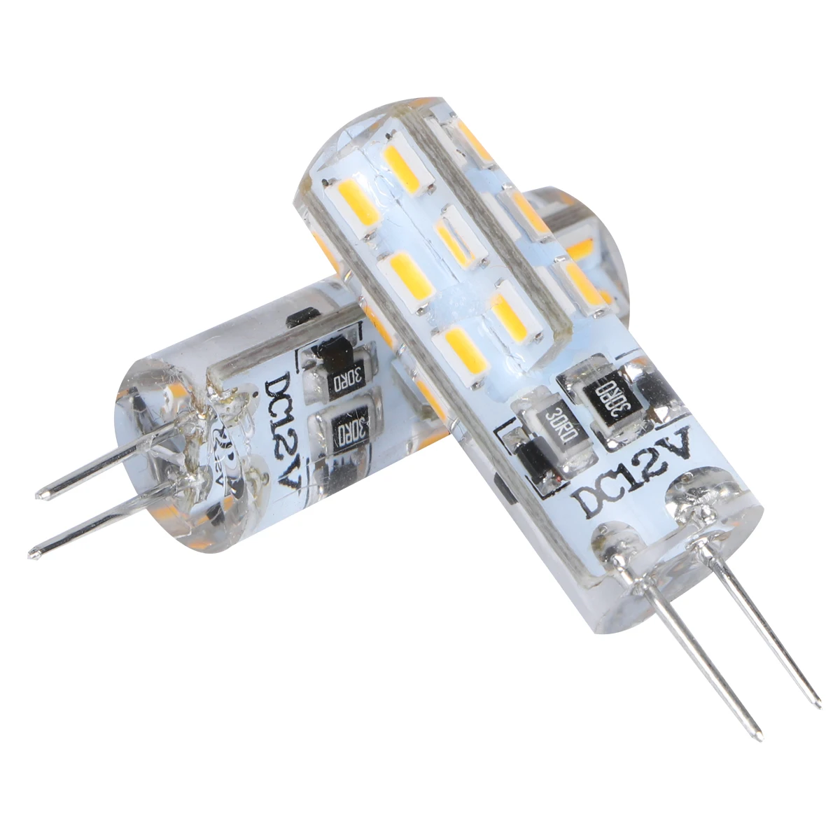 

5pcs LED 2W G4 Base 12V Warm White 2600 2900K 3014 Leorx G4 Led Bulb 12V 2 Watt Led Bulb SMD Energy saving LED Lamp
