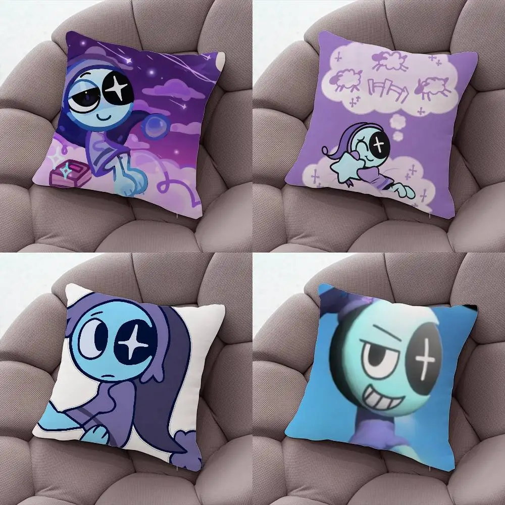 

D-Dandy's World Astro Pillow Case Plush Fabric Soft Double-Sided Printed Sofa Warm Winter Home Gift Cushion Cover