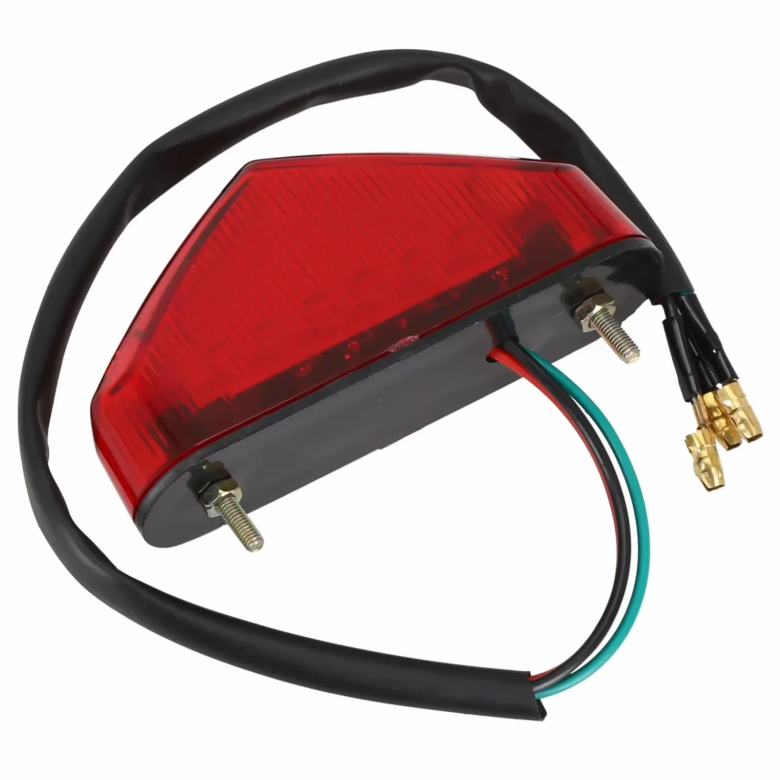 12V Led Motorcycle Tail Rear Light Lamp Taillight Motor Brake Stop Lights License Plate Light Moto Equipments Parts Accessories image 4