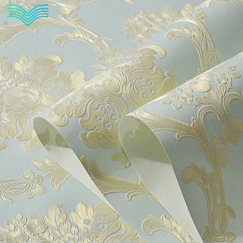 Embossed 3D Floral Self Adhesive Wallpaper Warm Living Room Bedroom TV Background Wall Decor Room Renovation Wall Covering