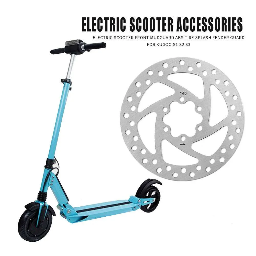 

Electric Scooter Steel Brake Disc Rotor 140x140x 2mm Wear-resistant Silver Scooter Accessories For 10 Inch/M4pro