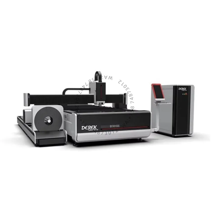 3015 Sheet and Tube Fiber la ser Cutting Machine with Cypcut Control System 2000w 3000w 6000w for steel aluminum pipe tube