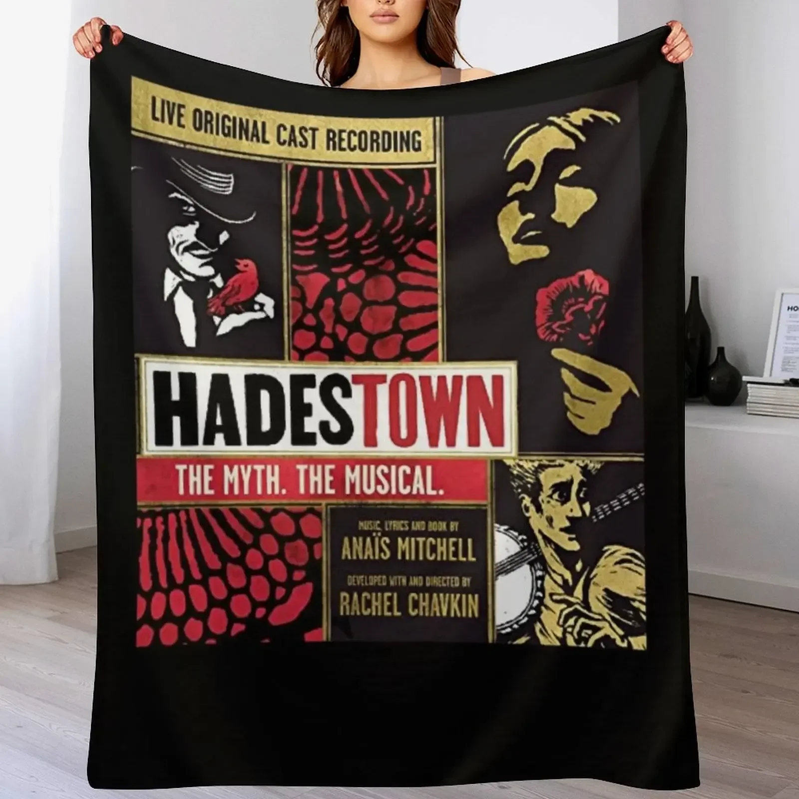 

Hadestown - Hadestown flower - Hadestown The Musical Throw Blanket anime Decorative Sofa heavy to sleep Fashion Sofas Blankets