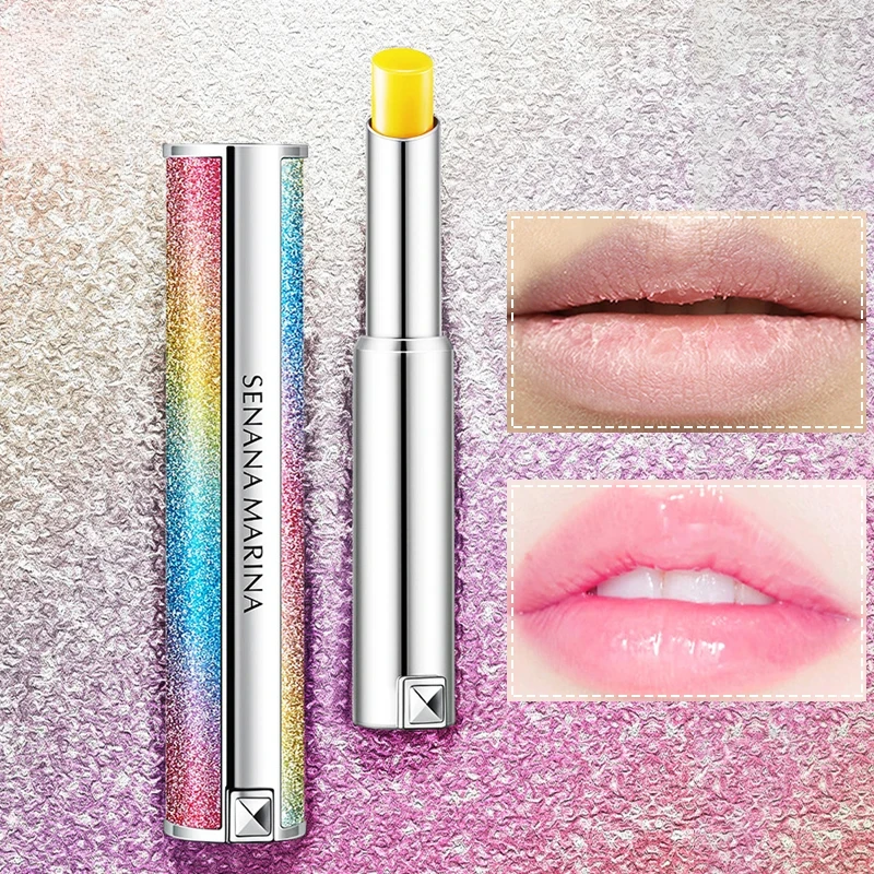 

Starry sky Discoloration Lipstick Moisturizing Nourishing Lip Balm Long-lasting Improve peel Lip care make up cosmetic