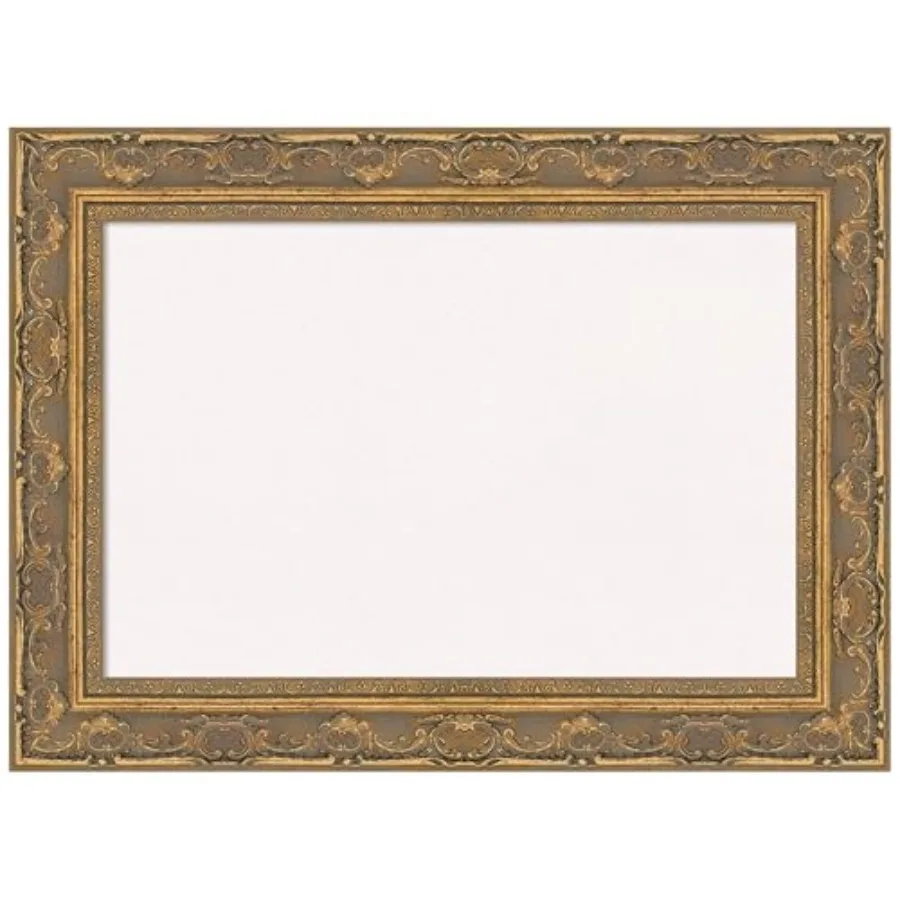 

Белая пробковая доска для стен 16x22, доска для заметок с золотой рамкой, маленькая пробковая доска для офиса, декор для дома, традиционная пробковая доска для организации пространства