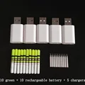 green and 5 charger