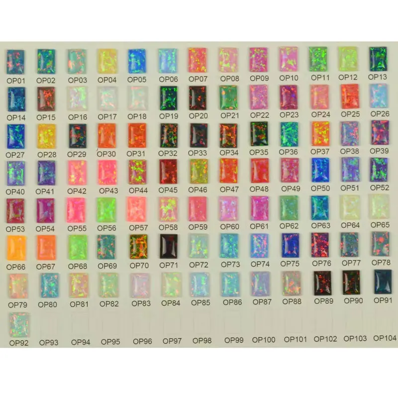 5 قطعة آمنة خالية من الرصاص ديكور الأسنان حجر فضفاض 4 مللي متر شكل قلب أوبال حجر لتزيين الأسنان #2